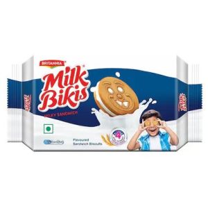 Britannia Milk Bikis Milky Sandwich Biscuits 200 g